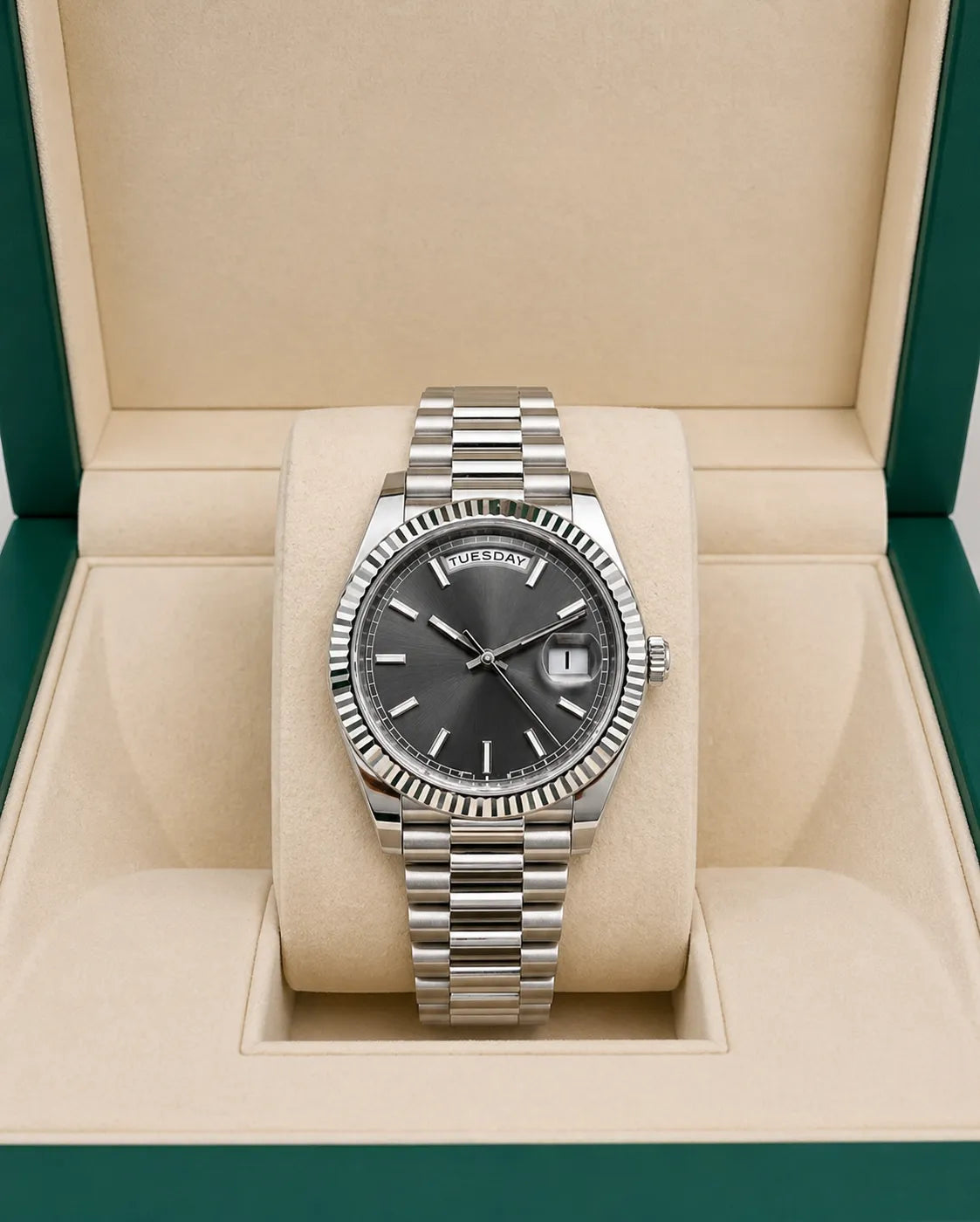 Royal Reloj Plata 41MM